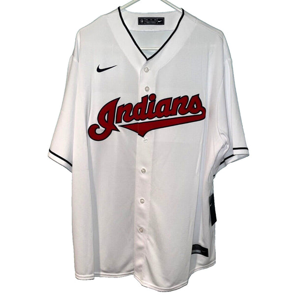 Cleveland Indians Nike Home Team Jersey 2020 MLB White CLE Guardians Sz. 2XL