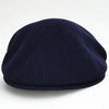 Kangol 504 Wool Earflap Hat Navy XL Classic Flat Felt Cap Mens EUC