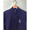 Glenmuir Old Course St Andrews 1/4 Zip Golf Pullover Sz. S Blue Premium Cotton