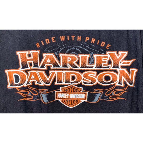 Harley Davidson St. Johns Newfoundland Oldest City XL No Sz. Tag 22x29 Biker T