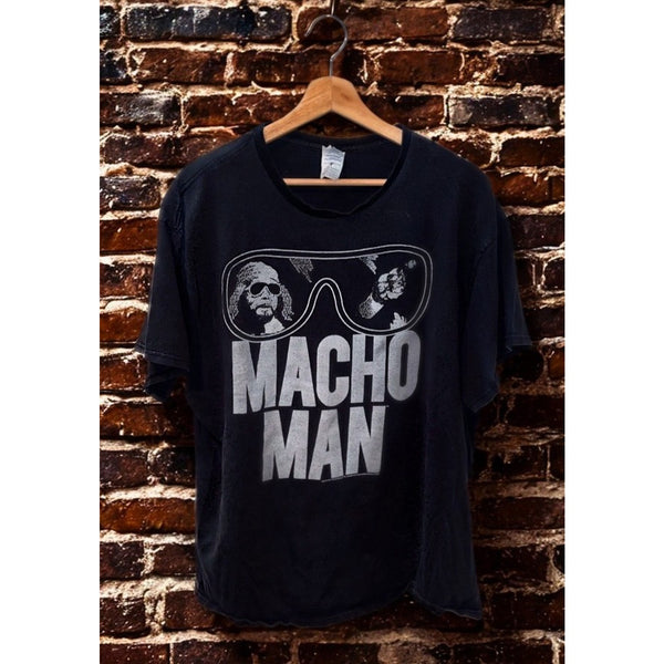 Macho Man Randy Savage Shirt Sz. XL WWE WWF WCW Sunglasses Graphic Tee