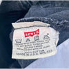 Levi's 501 Jeans USA Made Black Faded Denim Button Fly 28x30 1997 Vintage
