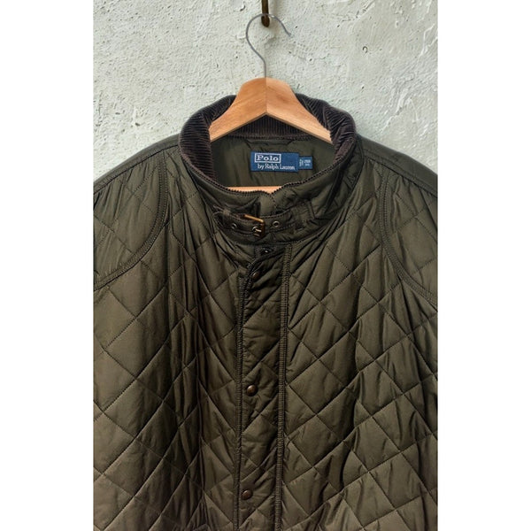 Polo Ralph Lauren Beaton Quilted Field Jacket Olive 2XB Big & Tall NWOT