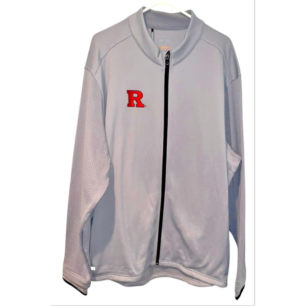 Rutgers University Adidas Climalite Track Jacket Full Zip Long Sleeve Sz. 3XL