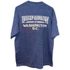 Harley Davidson Washington D.C. 1987 Single Stitch Shirt Sz L Vintage