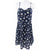 Love Fire Dress Women XL Blue Floral Daisy Sleeveless NWT