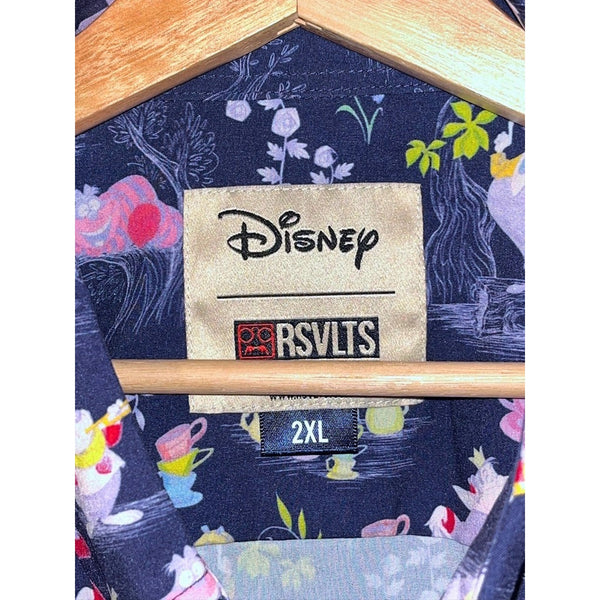RSVLTS Disney Alice in Wonderland Curiouser and Curiouser Shirt 2XL NWOT Rare