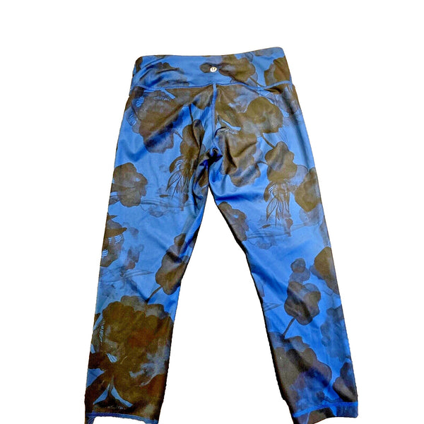 Lululemon Wunder Under Pant Full-On Luxtreme Jumbo Inky Floral Black Inkwell 6