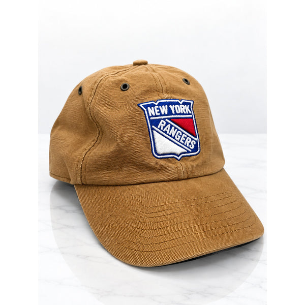 New York Rangers Carhartt 47 Brand Duck Canvas Hat Adjustable NHL Workwear Cap