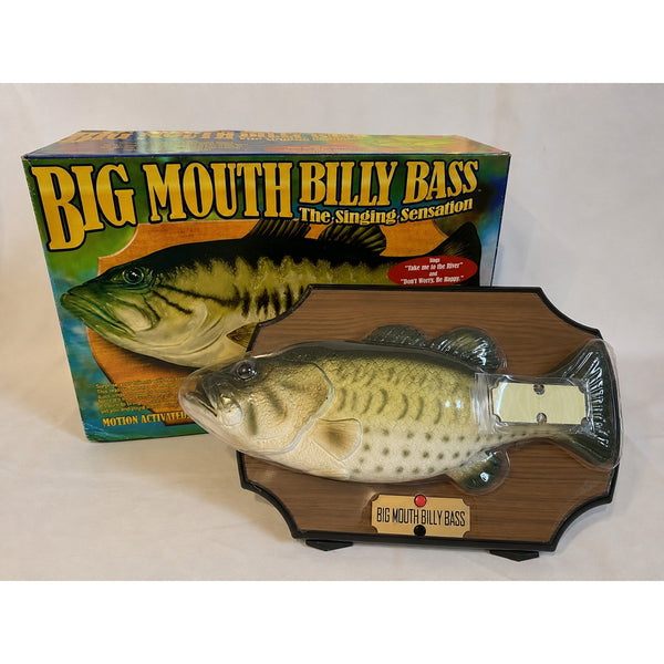 Big Mouth Billy Bass Gemmy Singing Talking Fish 1998 NEW in Box Motion Activated