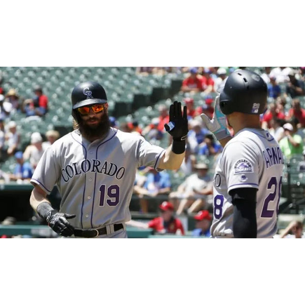 Colorado Rockies Charlie Blackmon Flex Base Jersey Authentic Majestic 44 L