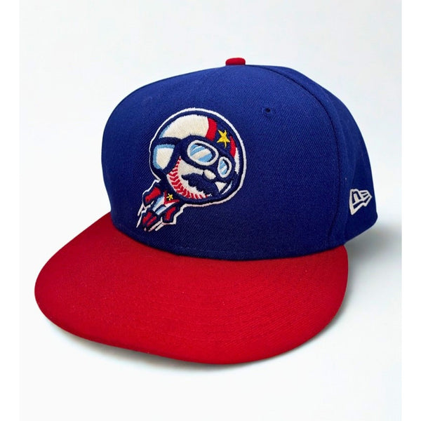 Kannapolis Cannon Ballers New Era 59FIFTY Fitted Hat 7 1/4 MiLB Player Worn?