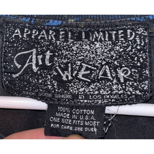 Vintage Apparel Limited Art Wear Painted Aztec Wolf AOP Single Stitch T-Shirt