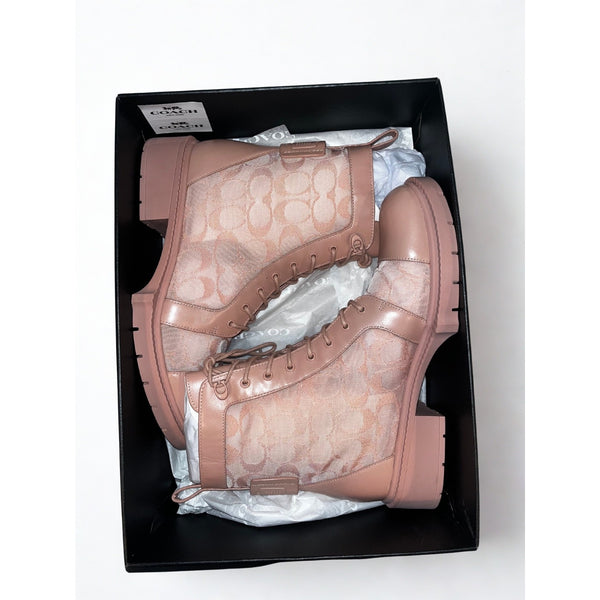 Coach Lana Mesh Bootie C4401 Dusty Rose Women’s Sz 9B NIB Rare Sold Out