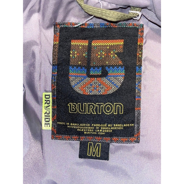 Burton Poacher Chittagong Dryride Jacket M 10K Ski Snowboard