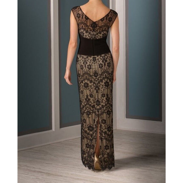 Jade Couture K188011 Cap Sleeves Mother Of The Bride Dress Sz. 16 (SAMPLE)