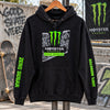 Monster Energy Zero Sugar Hoodie Men's XL Black Graffiti Skater Streetwear