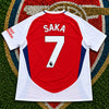 Arsenal FC Bukayo Saka #7 Adidas 2024/25 Home EPL Soccer Jersey Large NWT