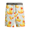 Neff Yellow WARP DUCKY Swim Trunks Mens Medium (32-34) NWT