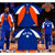 New York Knicks Majestic Hardwood Classics Vintage 00s Warm Up Shirt 3XL NBA