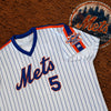 New York Mets David Wright 1986 Turn Back The Clock Pro Cut Majestic Jersey 52