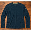 Smartwool Men's XL Merino Wool Long Sleeve Crewneck Base Layer Shirt Blue
