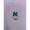 Peter Millar Summer Comfort Morris County Golf Club Polo Shirt 2XL Stripe Pink