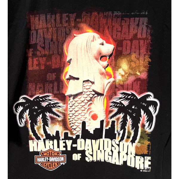 Harley Davidson An American Legend Singapore L Biker T Shirt Tee