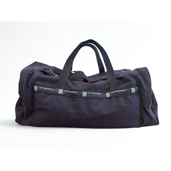 RBC Capital Markets Duffle Bag Navy Canvas Scarborough & Tweed Made USA Banker