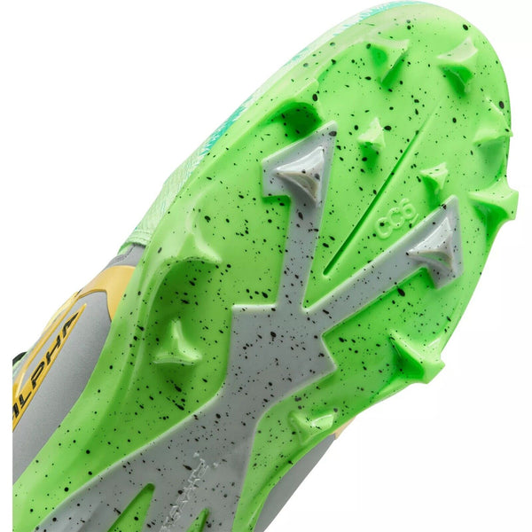 Nike Alpha Menace Pro 3 Mid Football Cleats FB8442-303 Green/Yellow Men’s 10