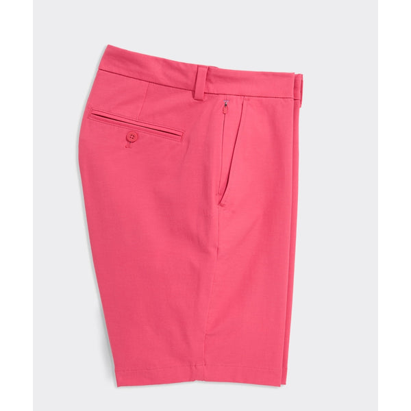 Vineyard Vines On-The-Go Shorts 42 Red Performance 9 Inch Stretch Golf EUC