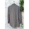 Loro Piana Italy Cotton Flannel Gingham Button Down Shirt Men's 3XL MAB1852
