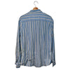 Roots Multi Colored Striped Button Up Shirt Mens Sz. XL Blue EUC