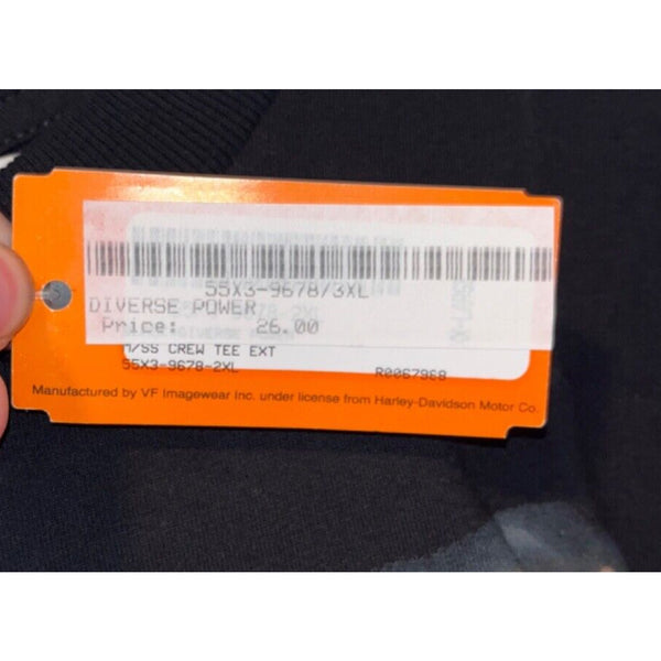 Harley Davidson Wisconsin Diverse Power Bald Eagle USA 2XL Rare Biker T Shirt