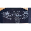 Affliction Gothic Cross Winged UP Skull T-Shirt Sz. XL Y2K Distressed UFC