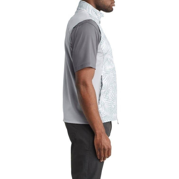 Peter Millar Crown Sport Hyperlight Fuse Elite Quilted Vest Jacket Gray M $200