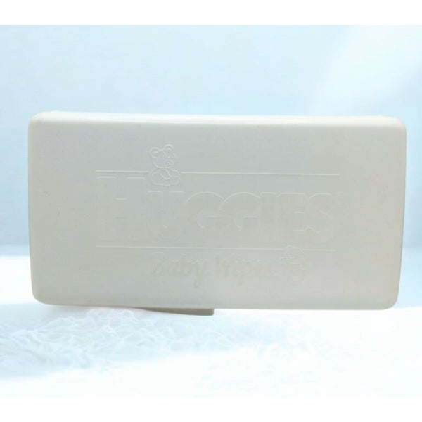Huggies Baby Wipes Travel Case Vintage Empty Plastic Container Rare Nursery