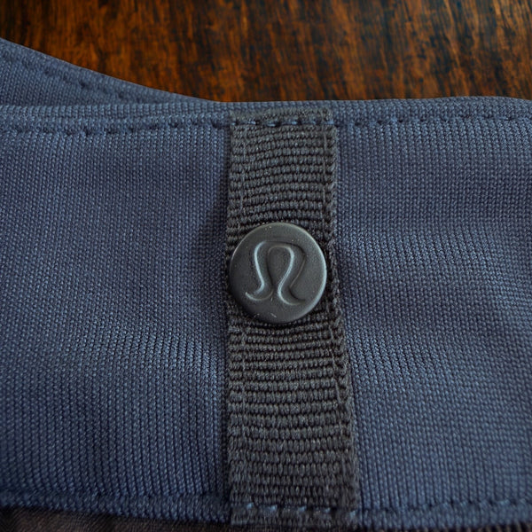 Lululemon ABC Short 9" Mens 36 Inkwell Warpstreme Stretch Golf Casual Navy