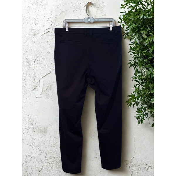 Quince ProTech Golf Pants 34x34 Midnight Black 4-Way Stretch UPF 50 NWOT