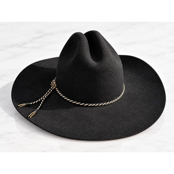 Milano Tuff Hedeman Roughstock 39 Cowboy Hat Black 6 7/8 XX Merino Wool USA