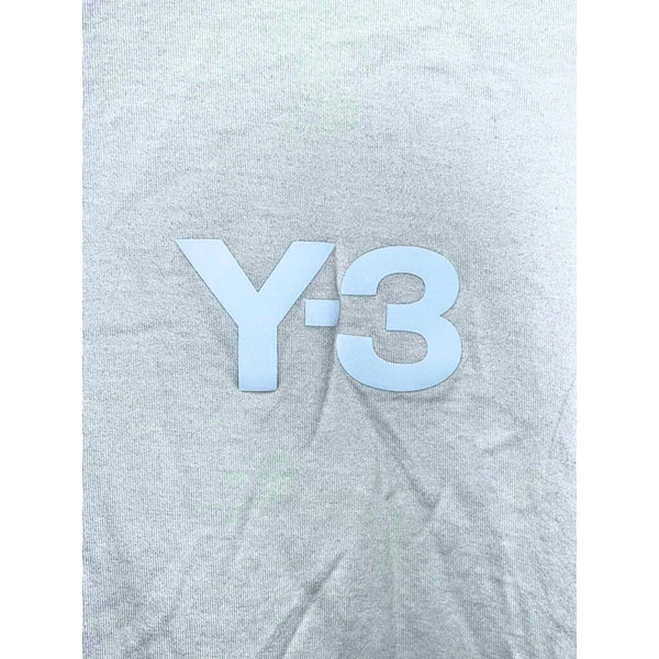Y-3 Classic Chest Logo Tee Blue Tint Sz S Style HB3480 Yohji Yamamoto EUC