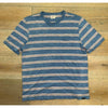 Faherty Brand Surfrider Stripe Tee Men’s Large Blue Pink Striped Pocket NWOT