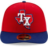 Texas Rangers New Era 59Fifty On Field Low Profile Fitted Hat 7 3/4