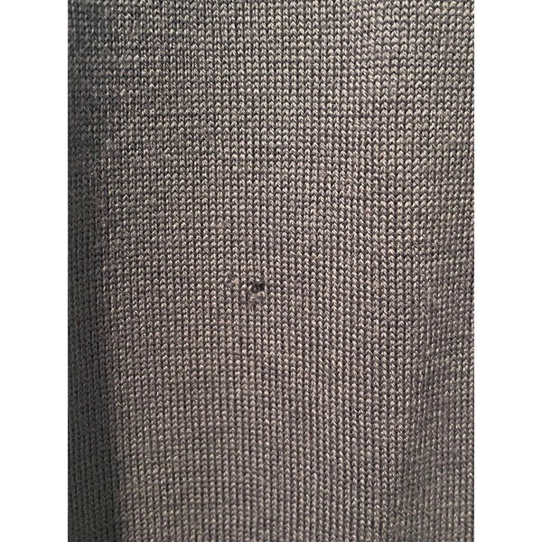 Charles Tyrwhitt Merino Wool 1/4 Zip Sweater Mens Large Blue Lightweight (Flaw)