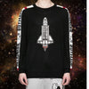 Billionaire Boys Club Space Shuttle Knit Sweater 3XL Black Wool Blend Rare BBC