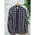 L.L. Bean Traditional Fit Plaid Flannel Shirt Men’s 2XLT Tall Black Cotton 22806