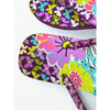 Vera Bradley Flip Flops Thong Sandal Wo's L 9-10 Flutterby Floral & Butterflies