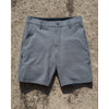 BYLT Kinetic Shorts L Gray Iron Performance Chino 32x9 Zip Pocket NWOT