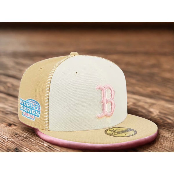 Boston Red Sox New Era MLB 2004 WS Gold Stitch 59FIFTY Fitted Hat 7 7/8 NWT