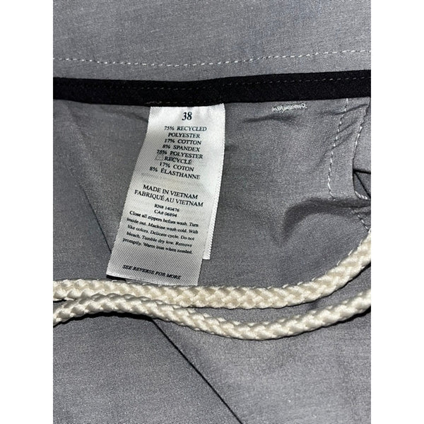 Faherty Belt Loop All Day Shorts 7" Men’s 38 Gray Stretch Drawstring EUC